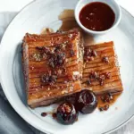 Crispy Pork Belly With Spiced Plum Sauce