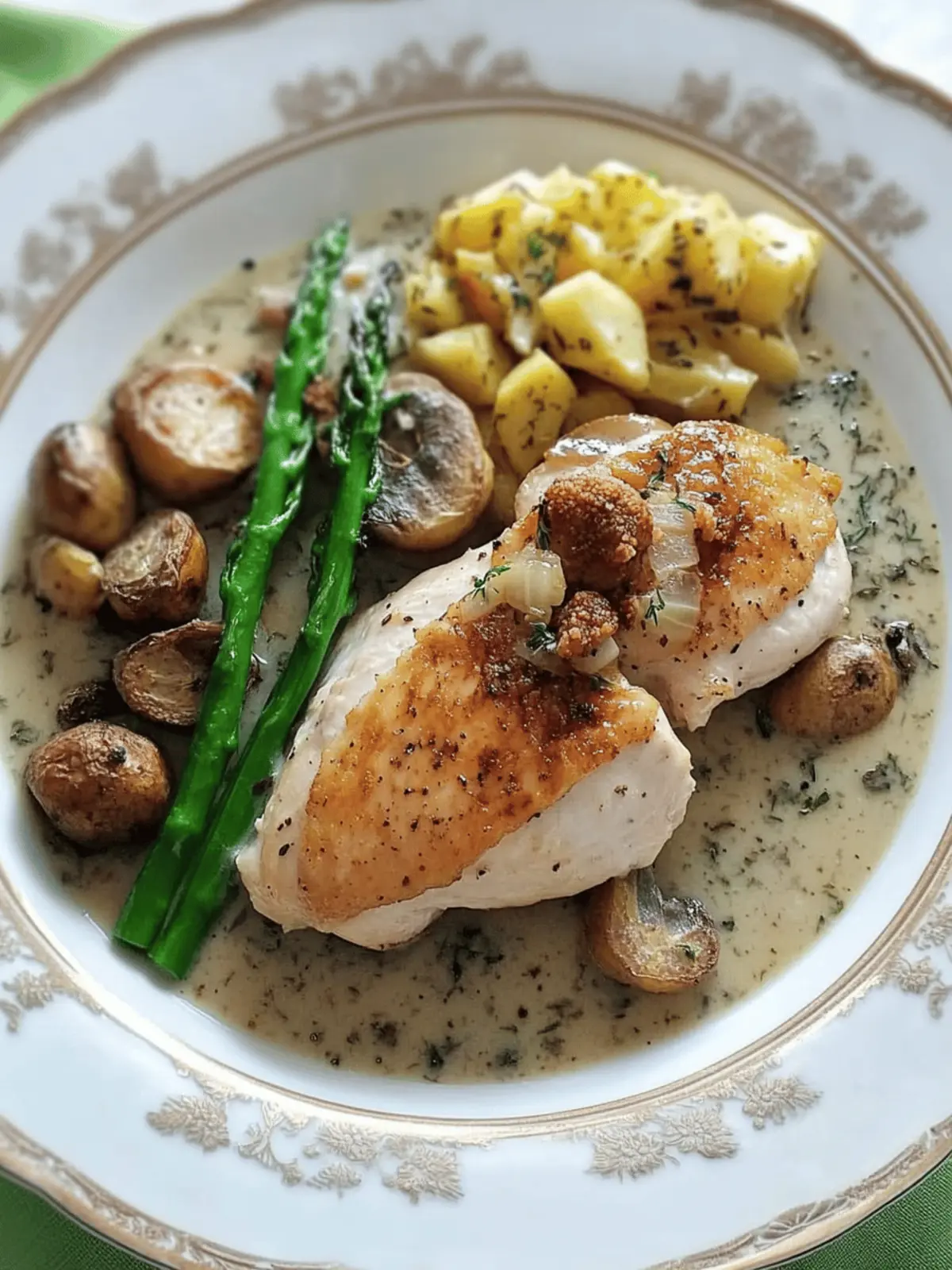 Sautéed Chicken in Riesling Sauce: A Cozy French Delight