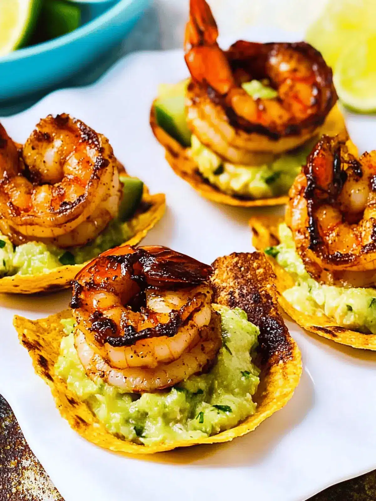 Shrimp Tostada Bites