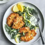 Chicken Schnitzel with Herb Salad