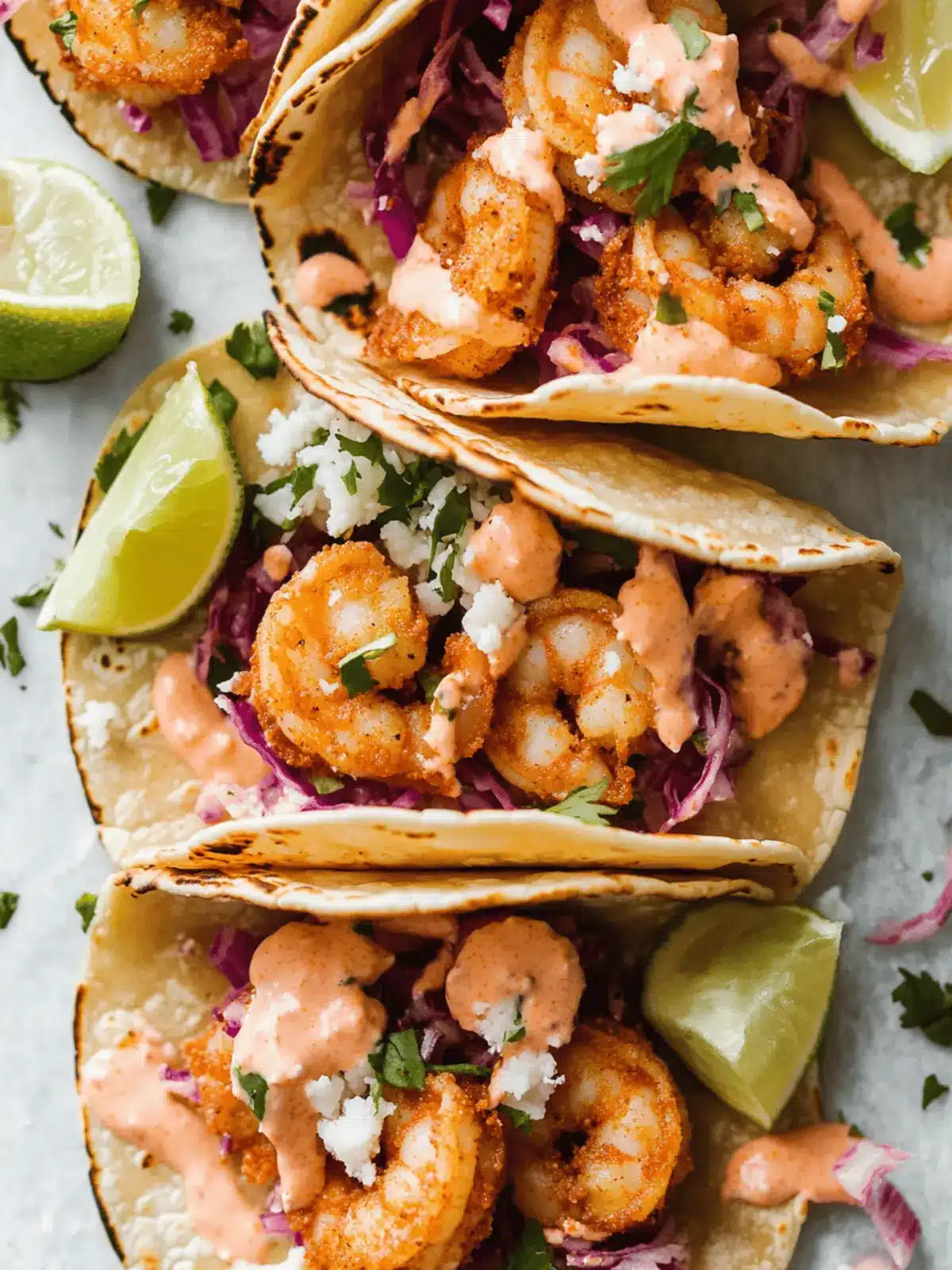 Crispy Baja Shrimp Tacos with Chipotle Mayo