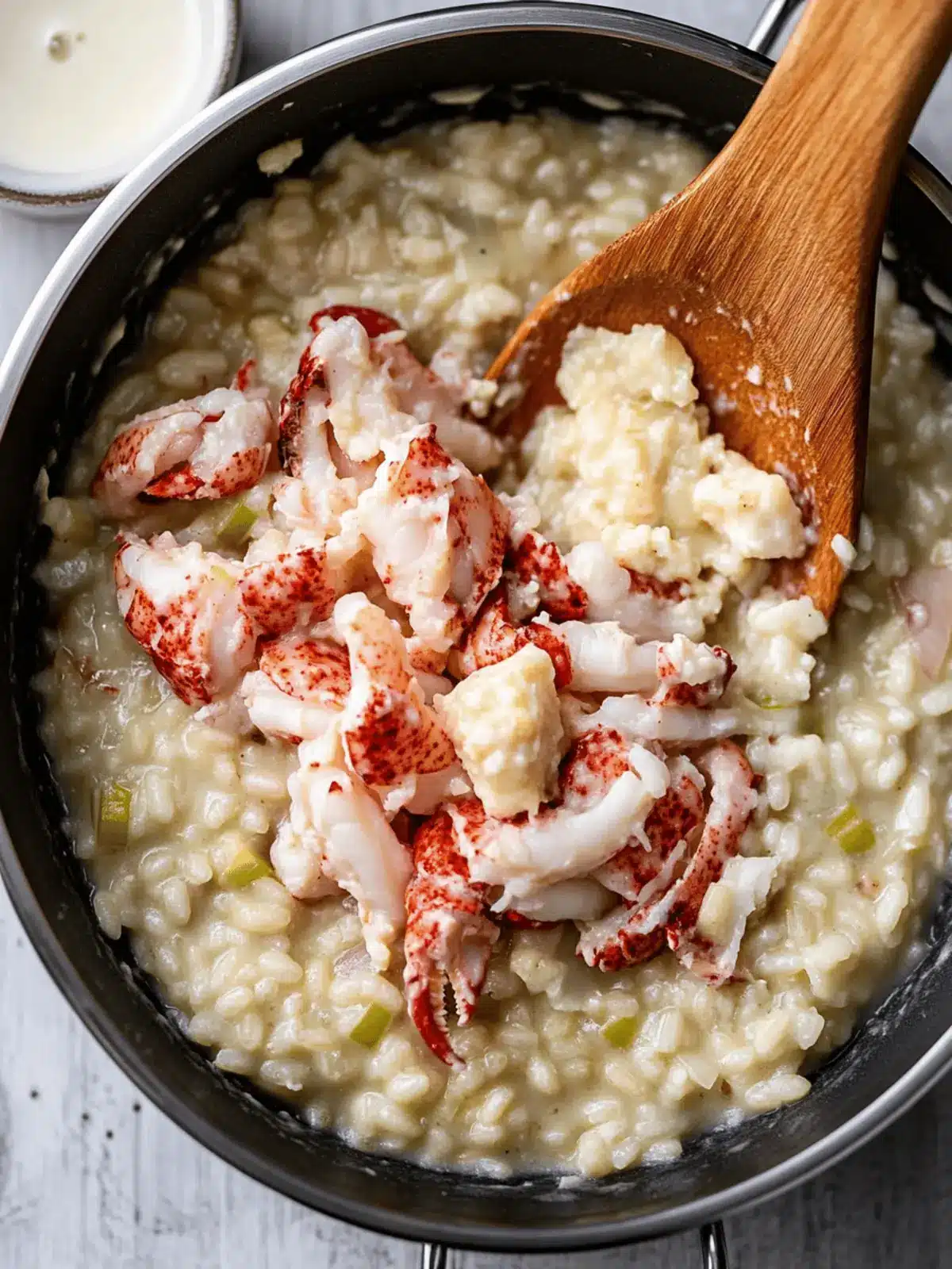 Maine Lobster Risotto with Sautéed Leeks & Gouda