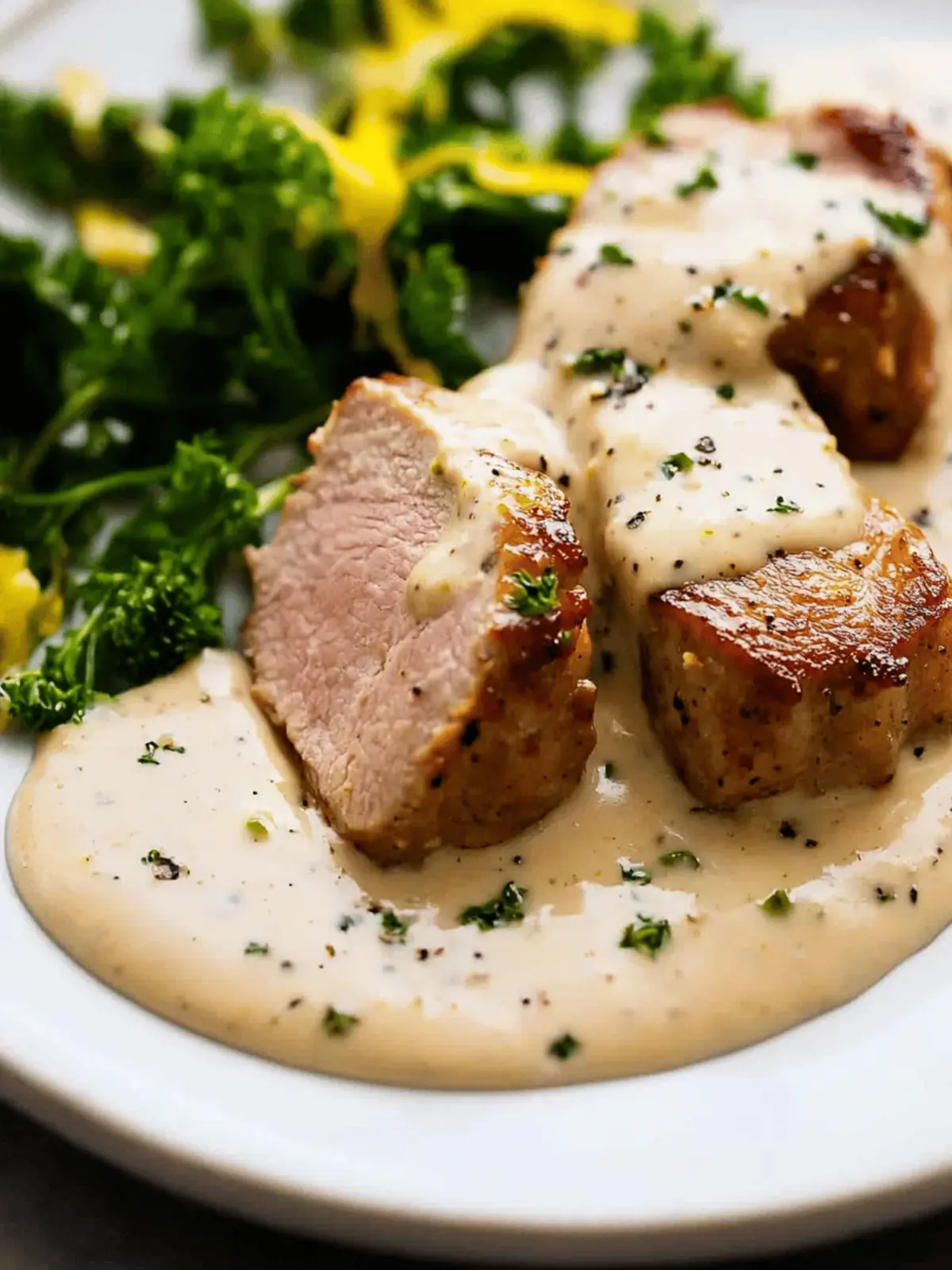 Pork Tenderloin with Creamy Mustard Sauce: Elegance Made Easy
