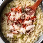 Maine Lobster Risotto with Sautéed Leeks & Gouda