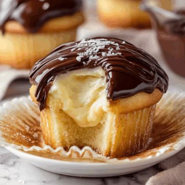 Boston Cream Pie Cupcakes