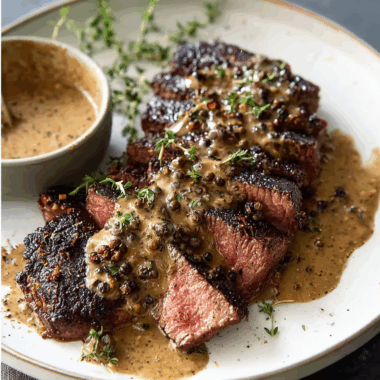 Classic Steak Au Poivre