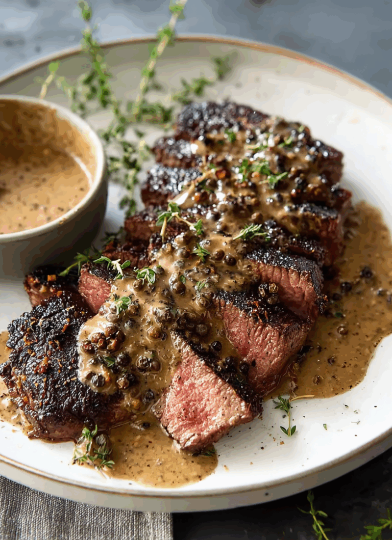 Classic Steak Au Poivre