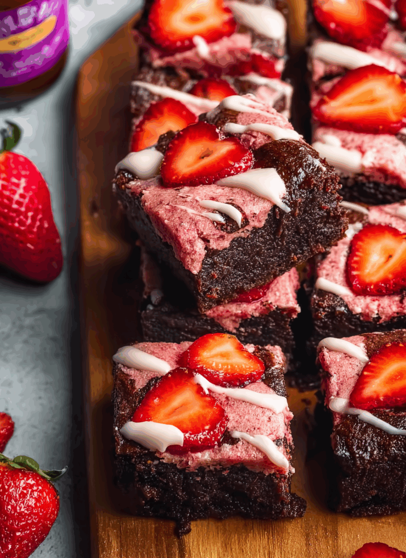 Strawberry Brownies