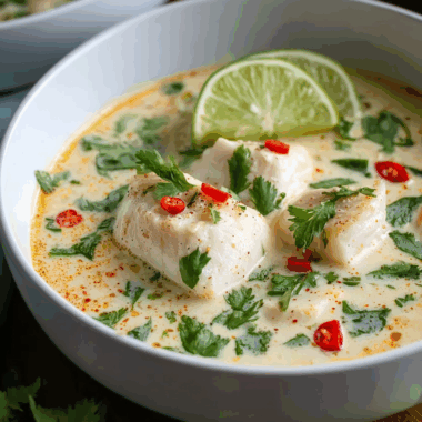 Coconut Lime Fish Soup