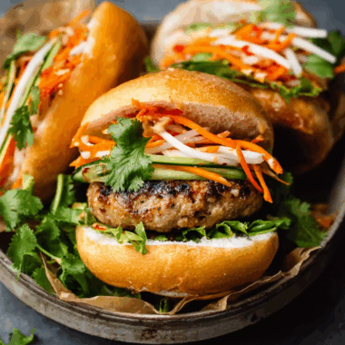 Pork Banh Mi Burger