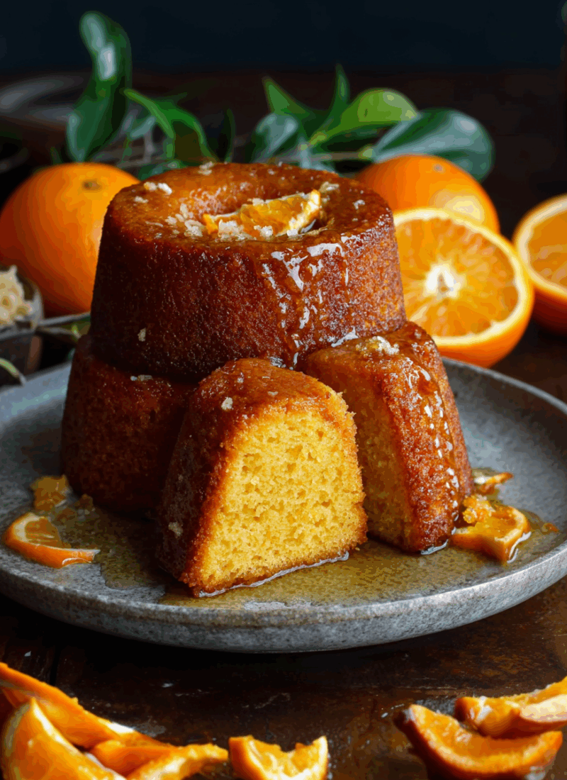 Orange Ginger Honey Cakes