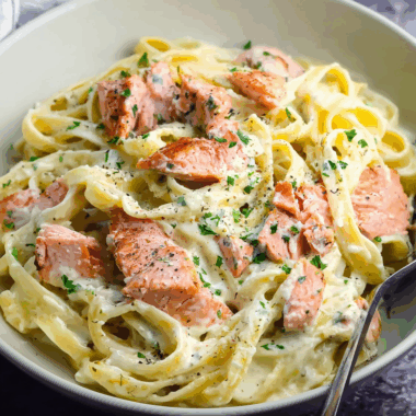 Salmon Alfredo