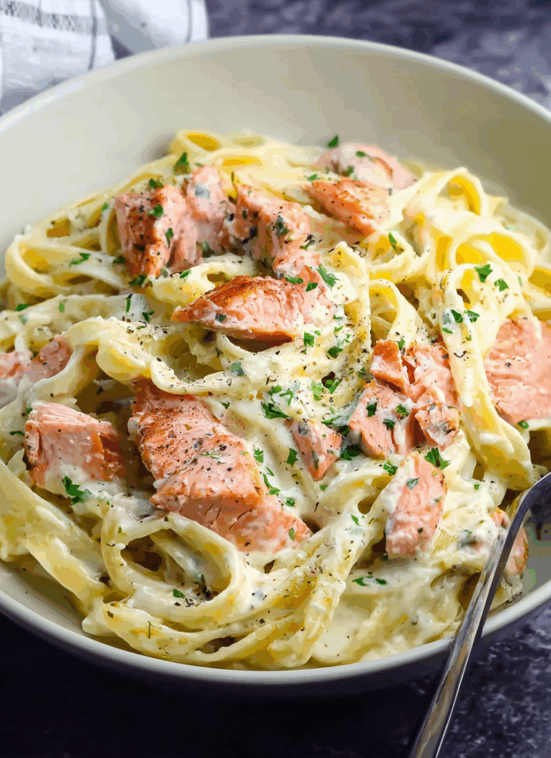 Salmon Alfredo