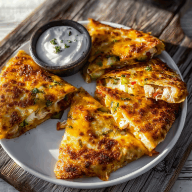 Cheesy Chicken Foldover