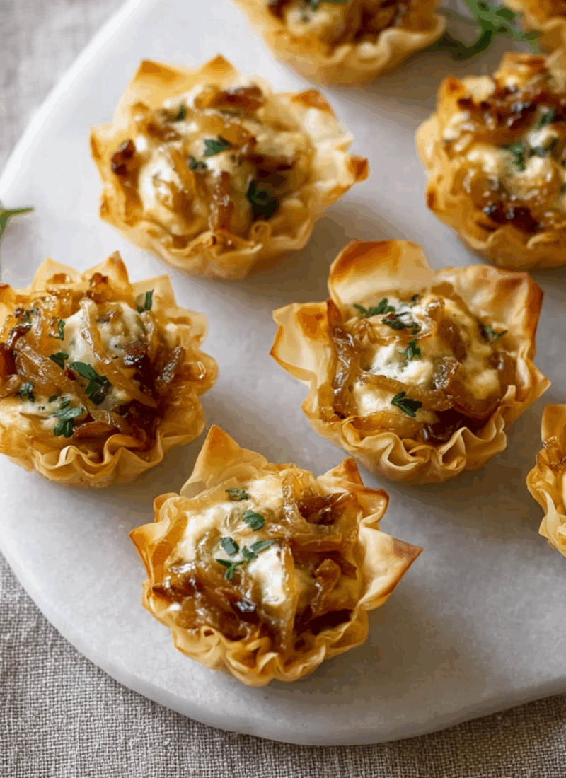 French Onion Tartlets