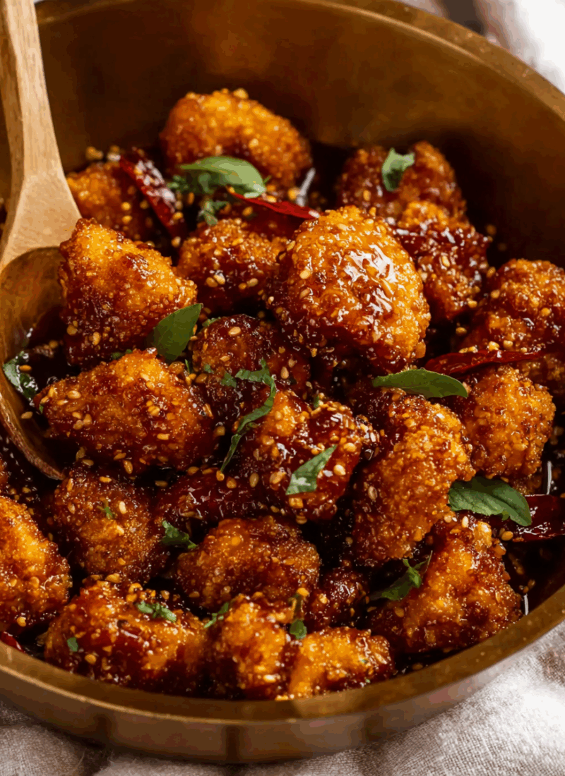 Southern Hot Honey Cauliflower Bites