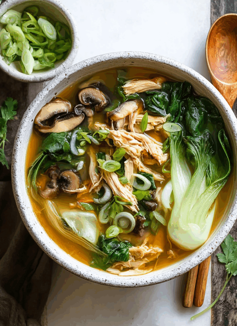 Bokchoy Chicken Soup
