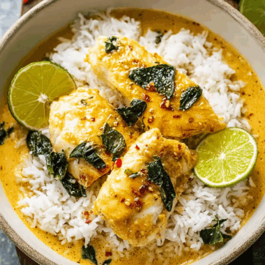 Thai Fish Curry with Coconut and Lime