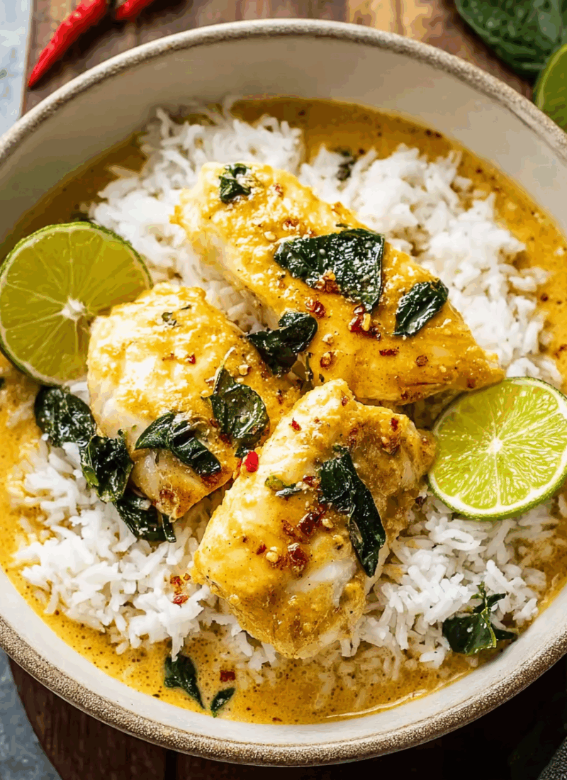 Thai Fish Curry with Coconut and Lime