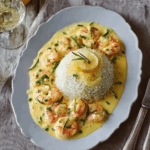 Langoustine with Saffron Vanilla Tarragon Cream Sauce