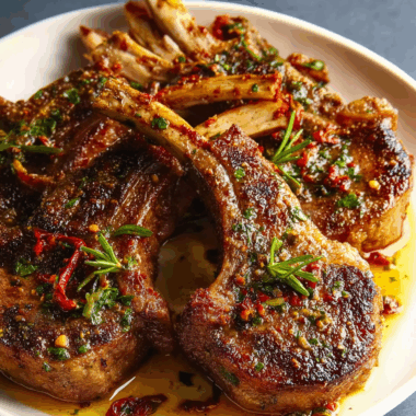 Oven Baked Lamb Chops