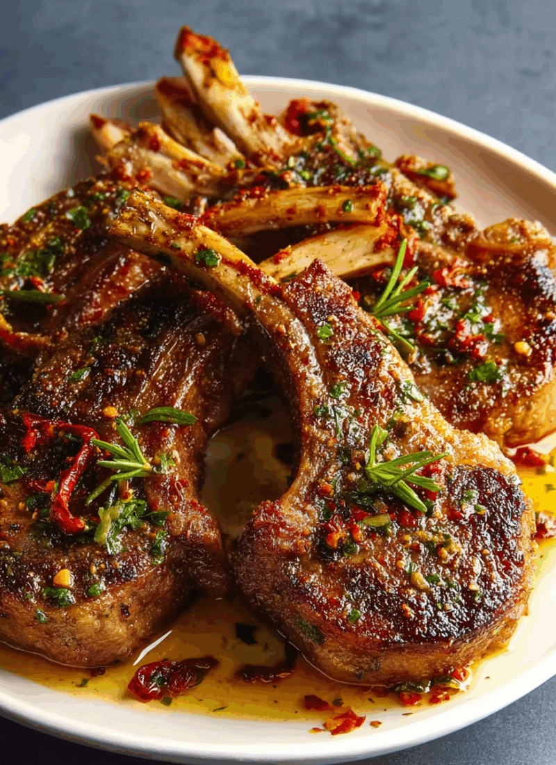 Oven Baked Lamb Chops