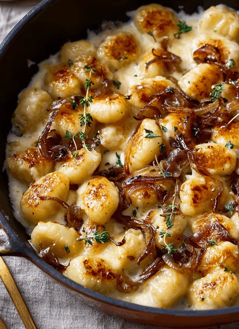 Gnocchi with Caramelized Onions and Gruyère