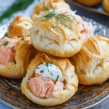 Easy Smoked Salmon Cream Puffs