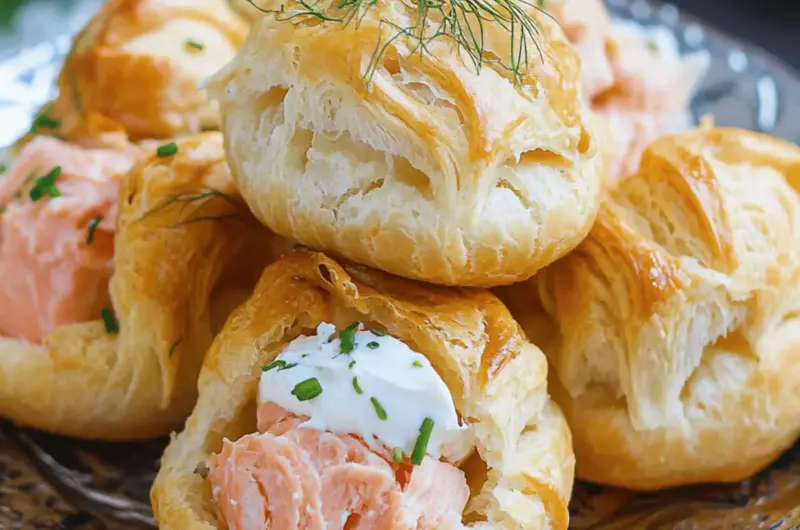 Easy Smoked Salmon Cream Puffs
