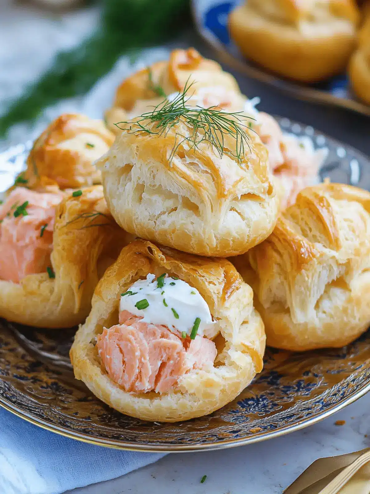 Easy Smoked Salmon Cream Puffs