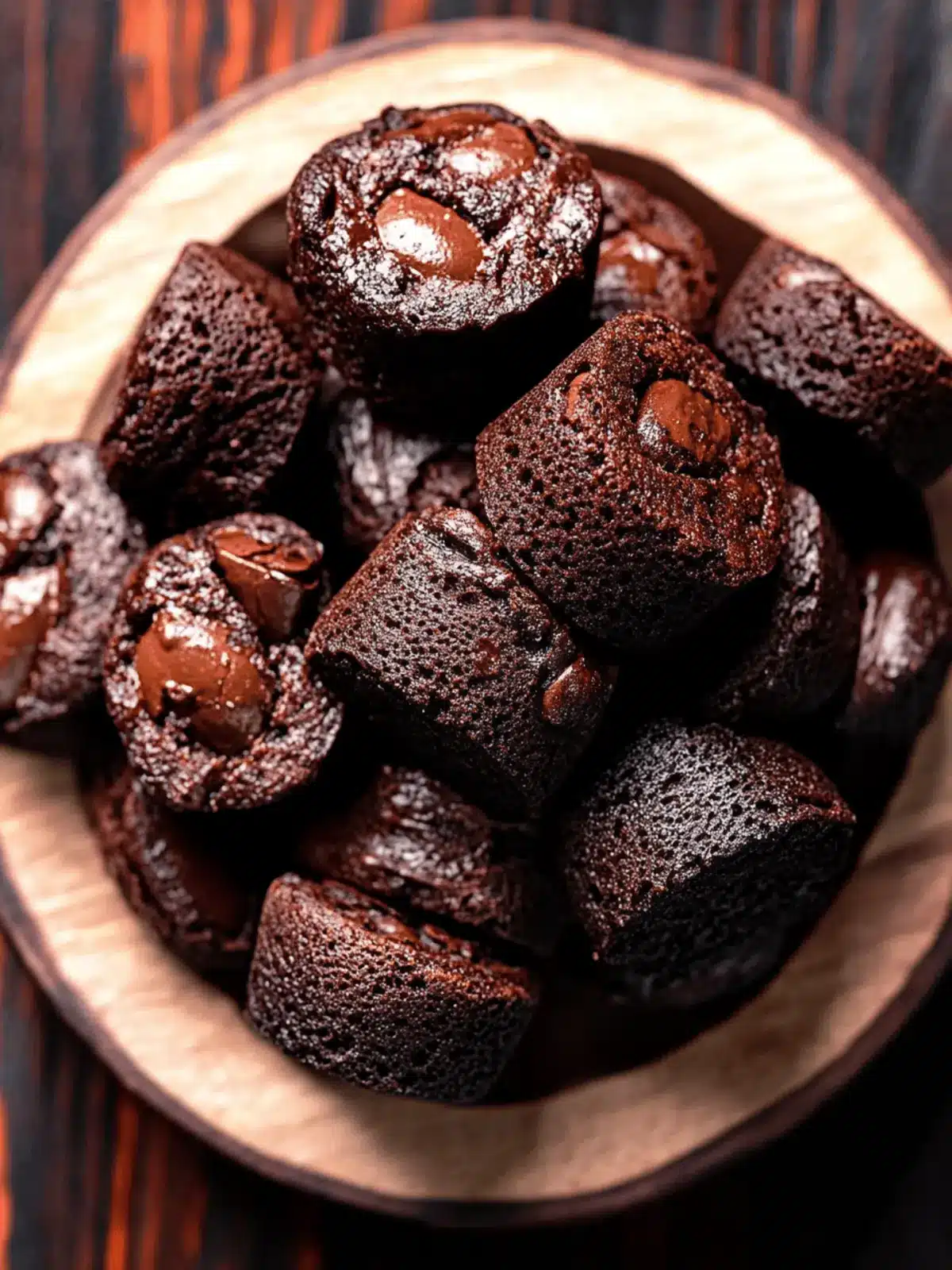 Fudgy Espresso Brownie Bites
