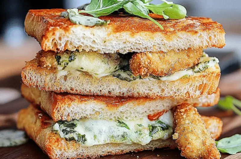 Fish Finger Focaccia Sandwich