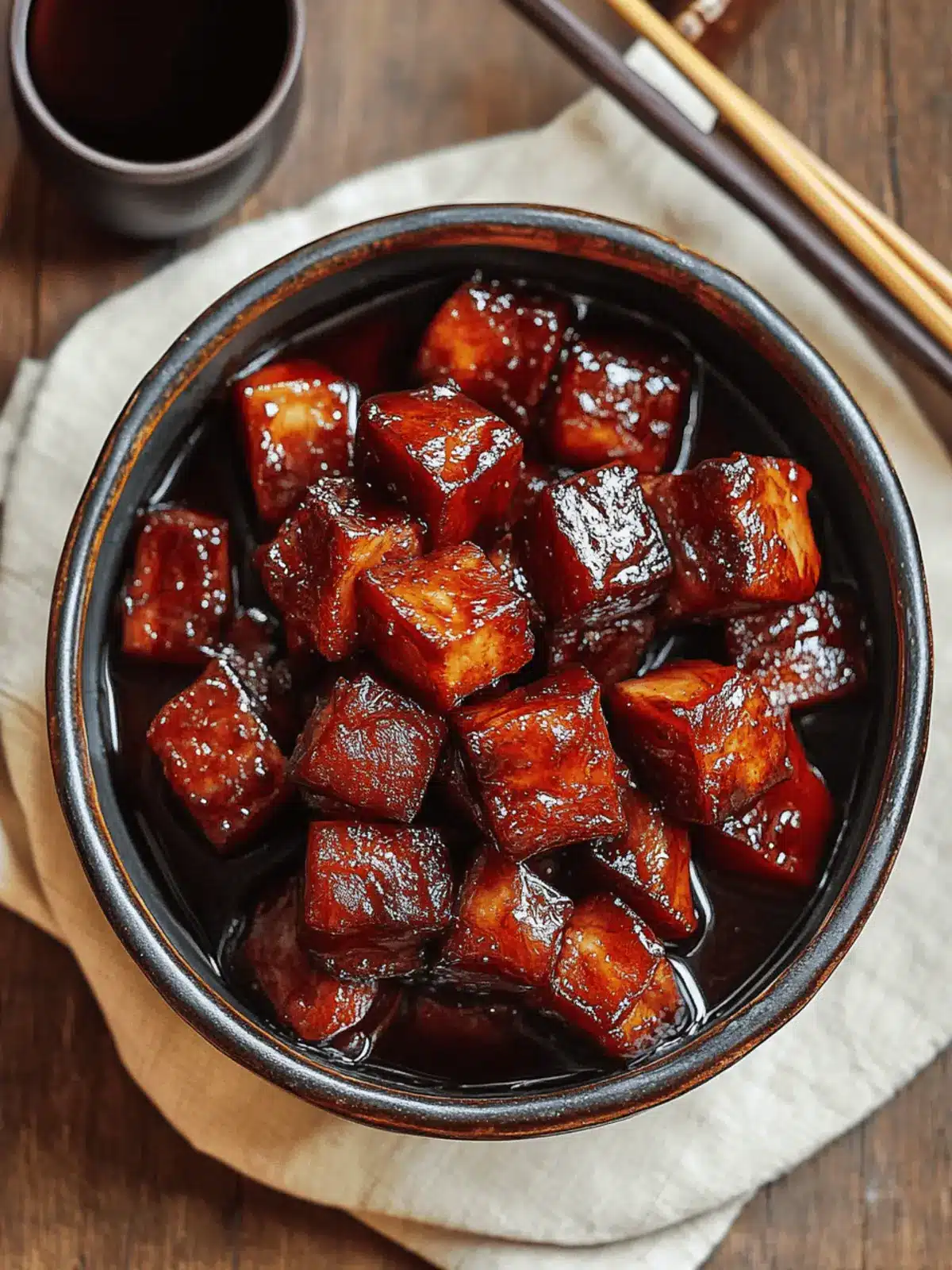 Shanghai-Style Braised Pork Belly (Hong Shao Rou)