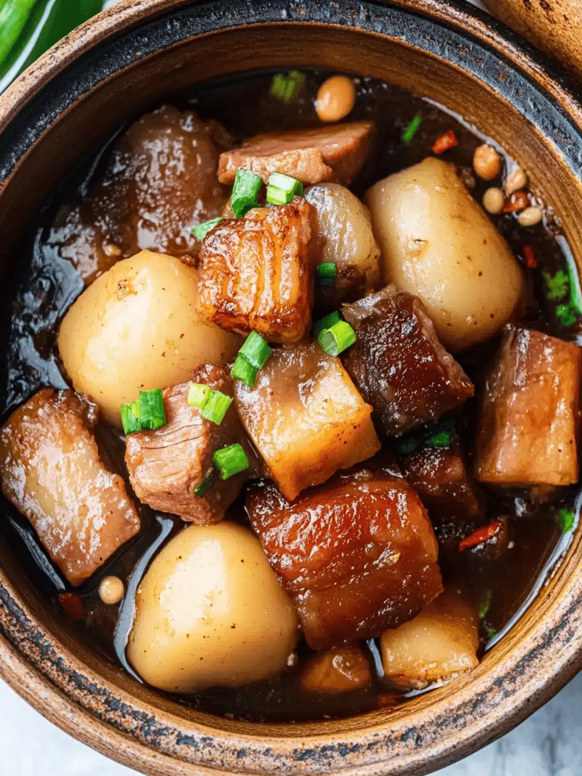 Braised Pork Belly in Soy Sauce