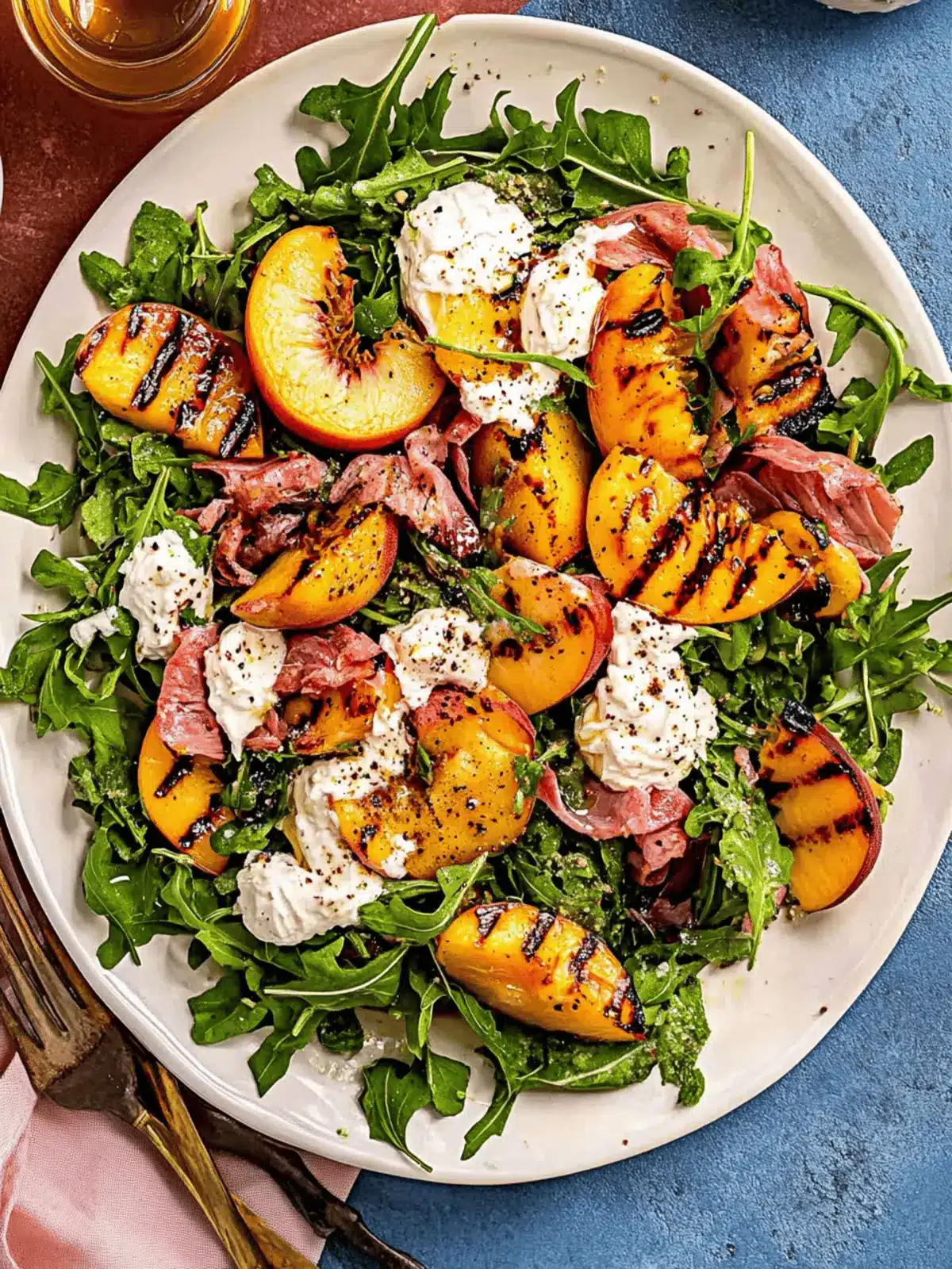 Grilled Peach Salad