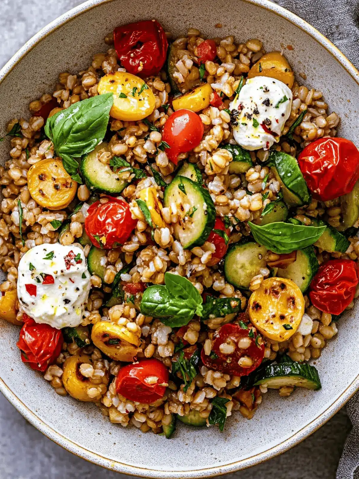 Barley Salad With Summer Vegetables