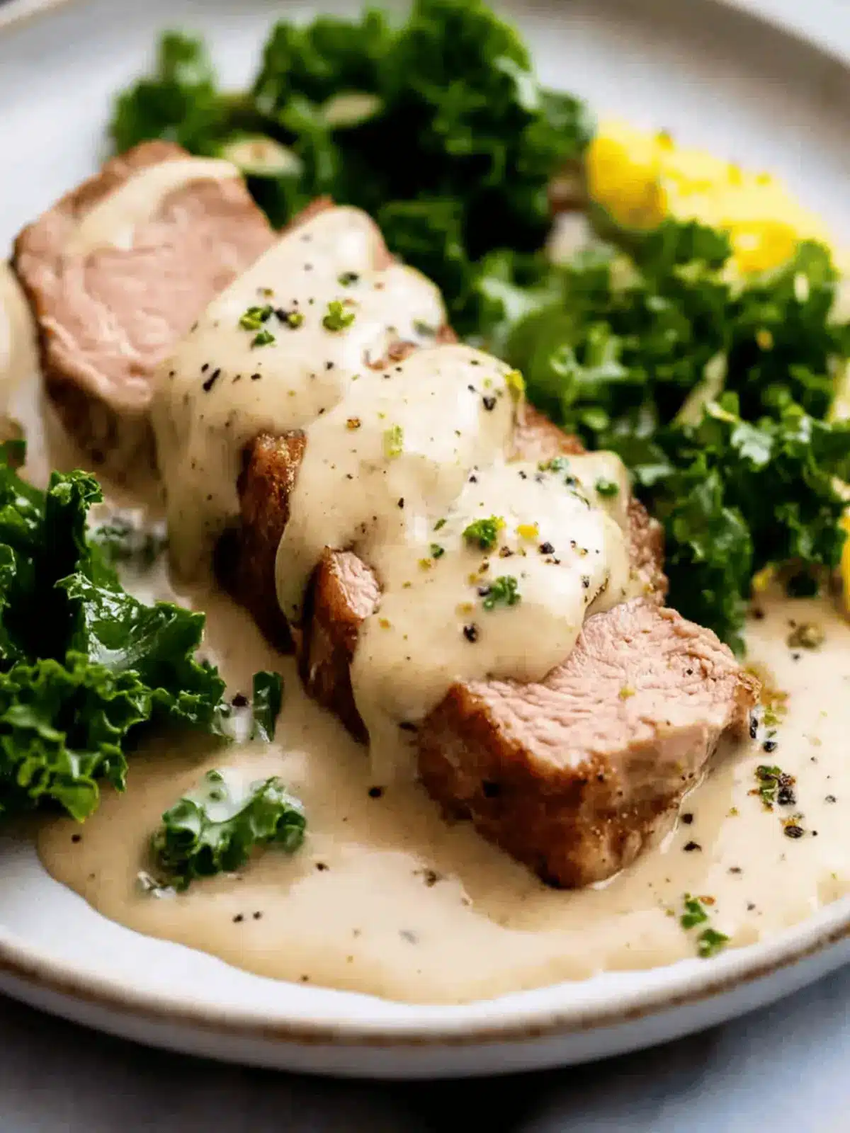 Pork Tenderloin with Creamy Mustard Sauce: Elegance Made Easy