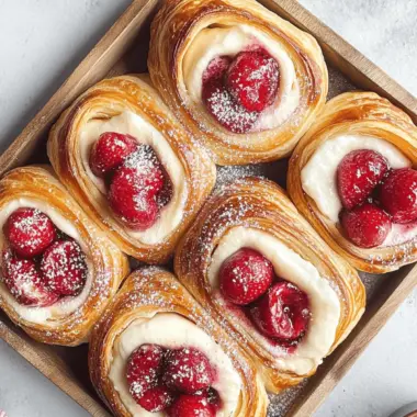 Cheesecake Croissant Buns
