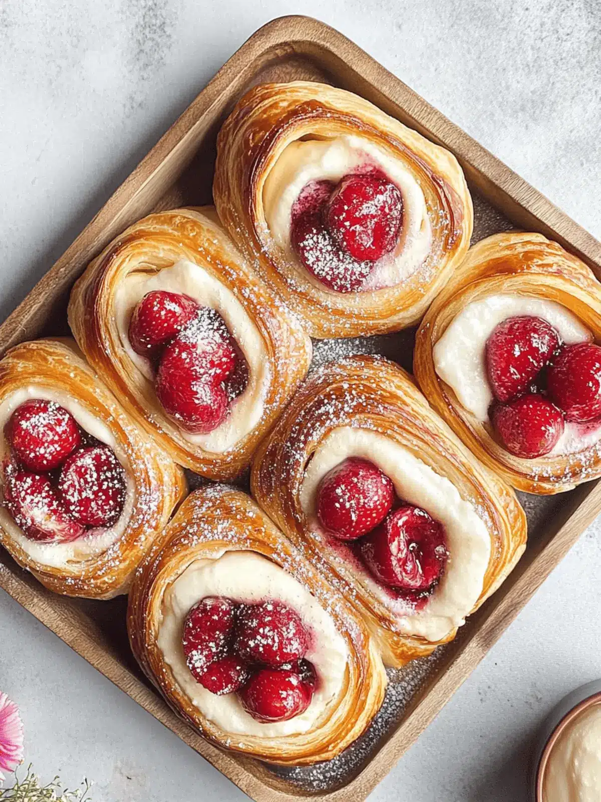 Cheesecake Croissant Buns