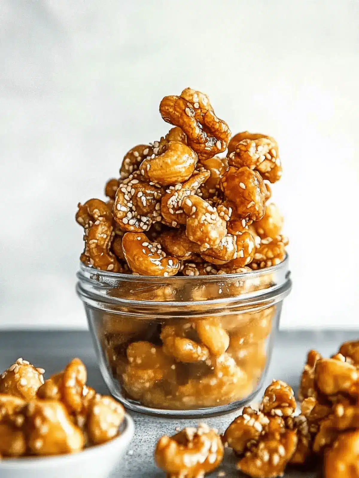 Sweet & Salty Sesame Honey Roasted Cashews You’ll Love