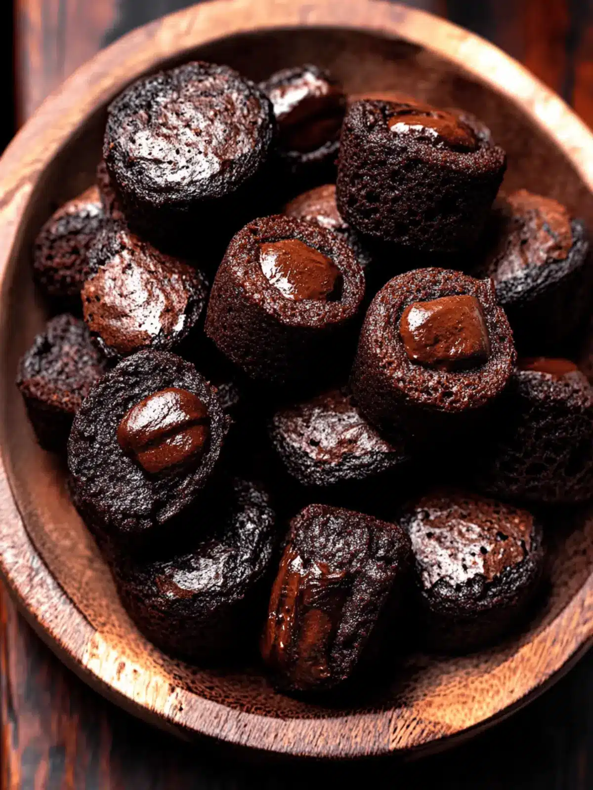 Fudgy Espresso Brownie Bites