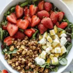 Strawberry Crunch Salad with Champagne Vinaigrette