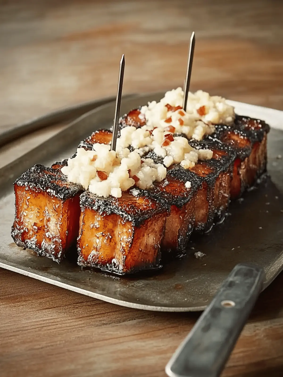 Beer And Soy Glazed Pork Belly