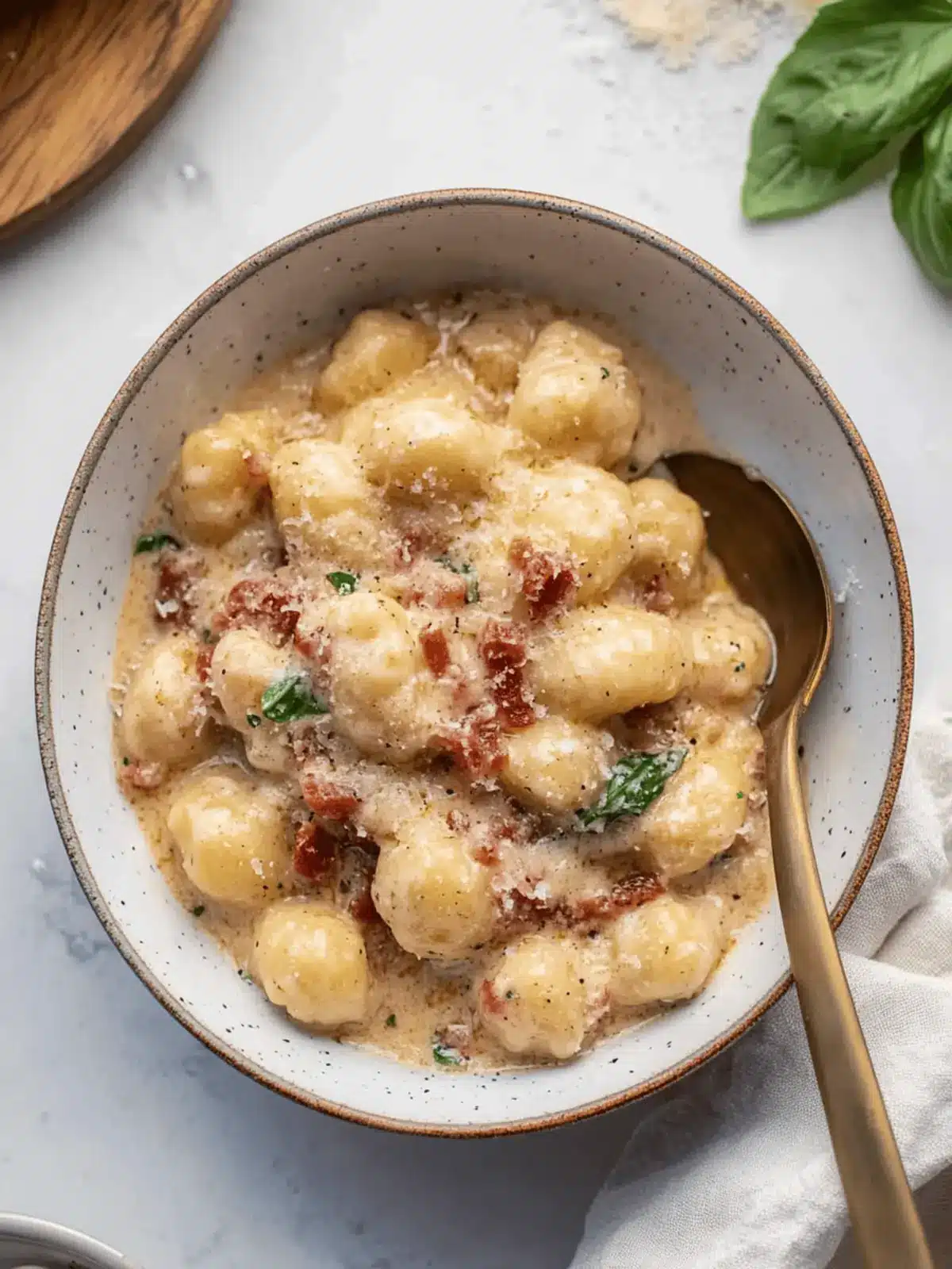 Creamy Pancetta Gnocchi