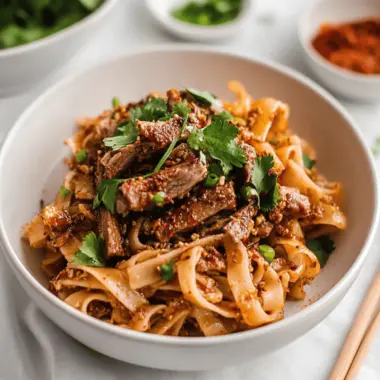 Spicy Cumin Lamb Noodles