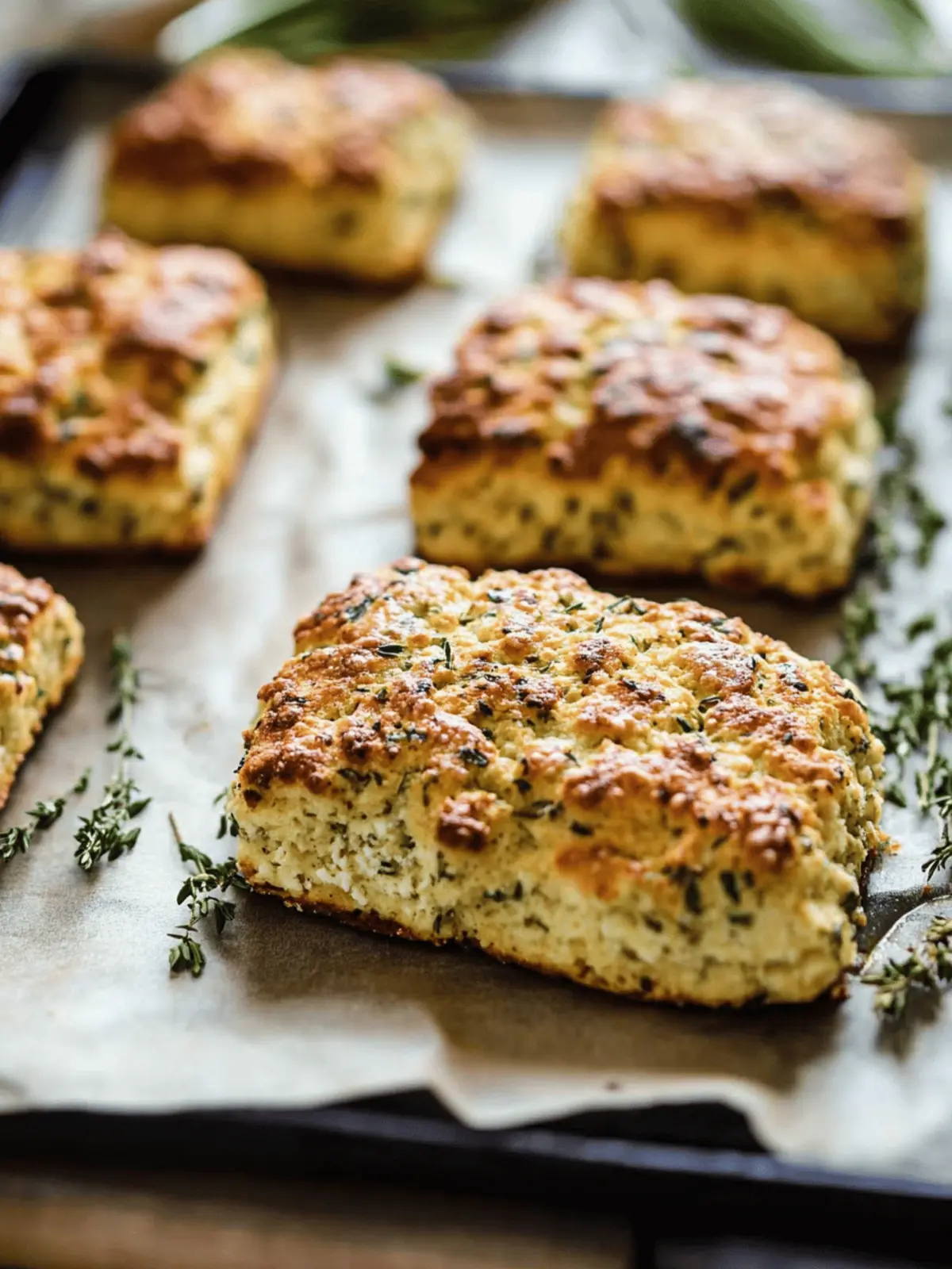 Irresistibly Fluffy Ricotta-Herb Savory Scones to Delight