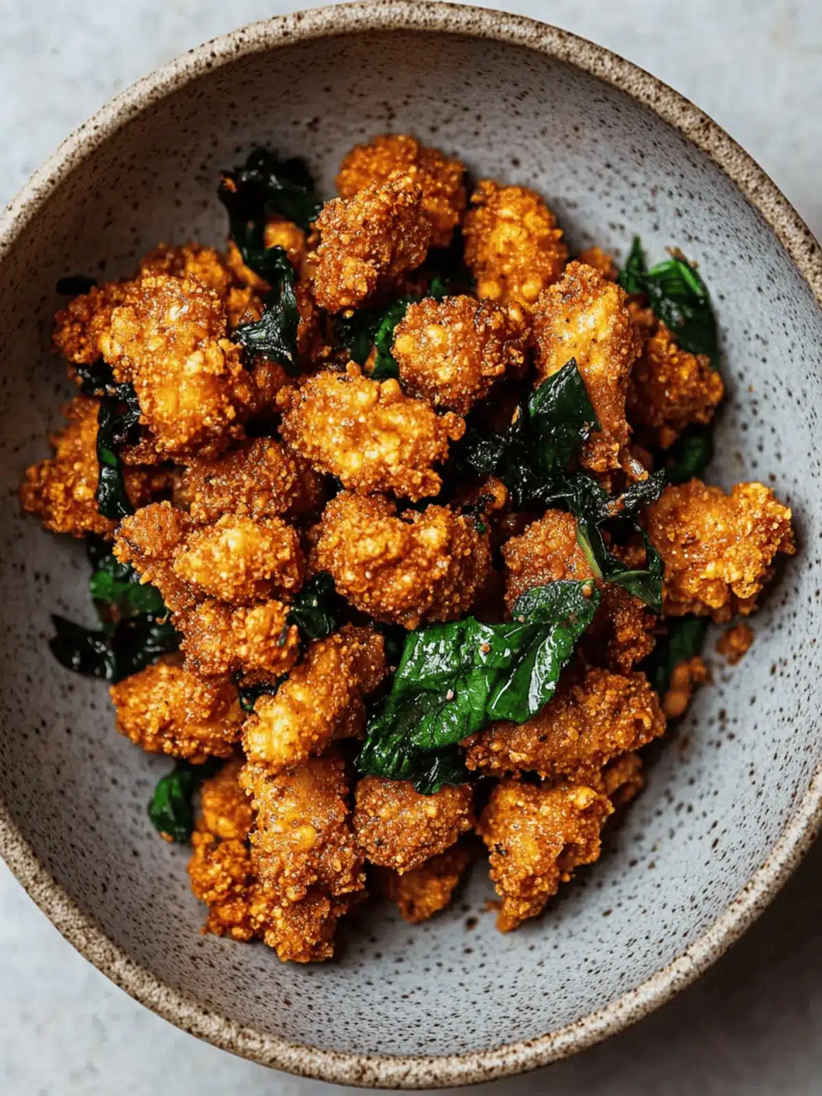 Crispy Vegan Taiwanese Popcorn Chickpea Chicken Nuggets