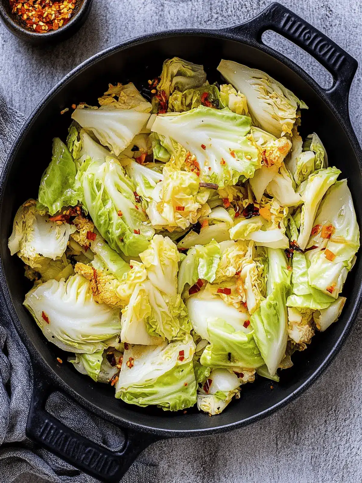Savory Japanese Cabbage with Soy & Mirin in 10 Minutes