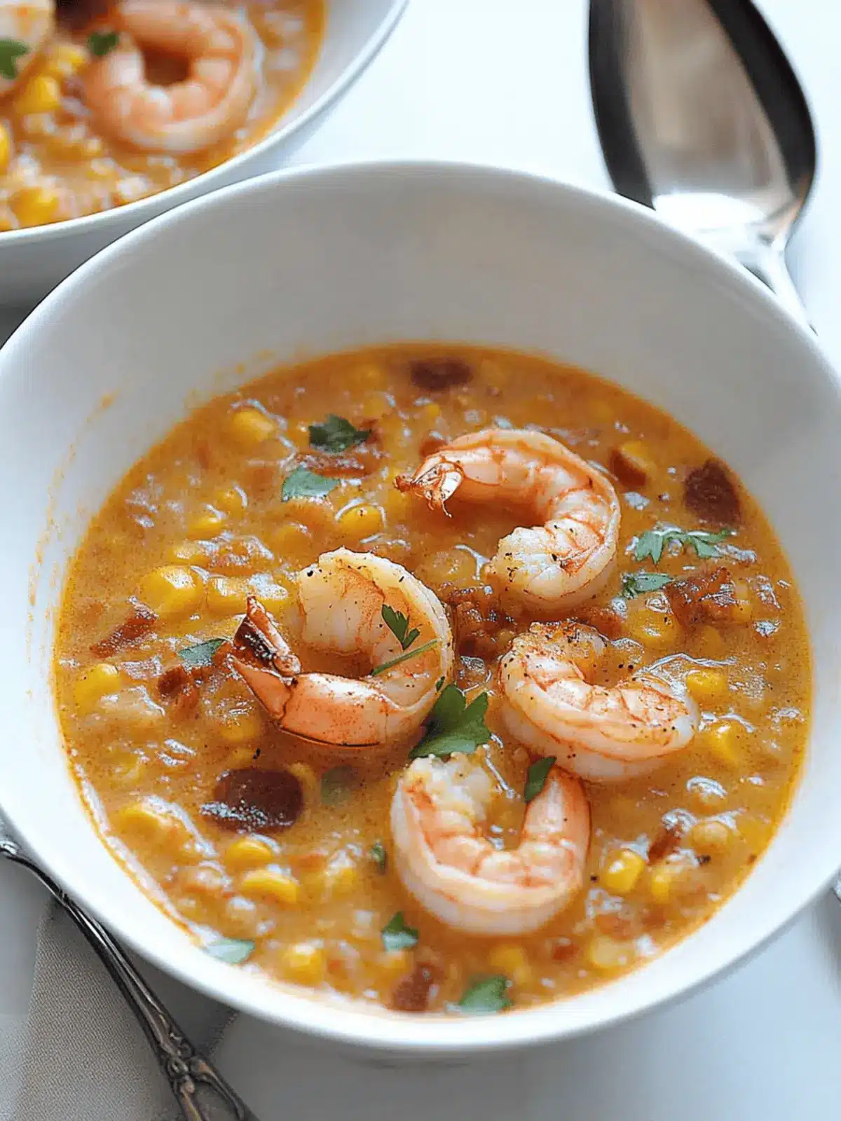 Smoky Corn Chowder with Shrimp