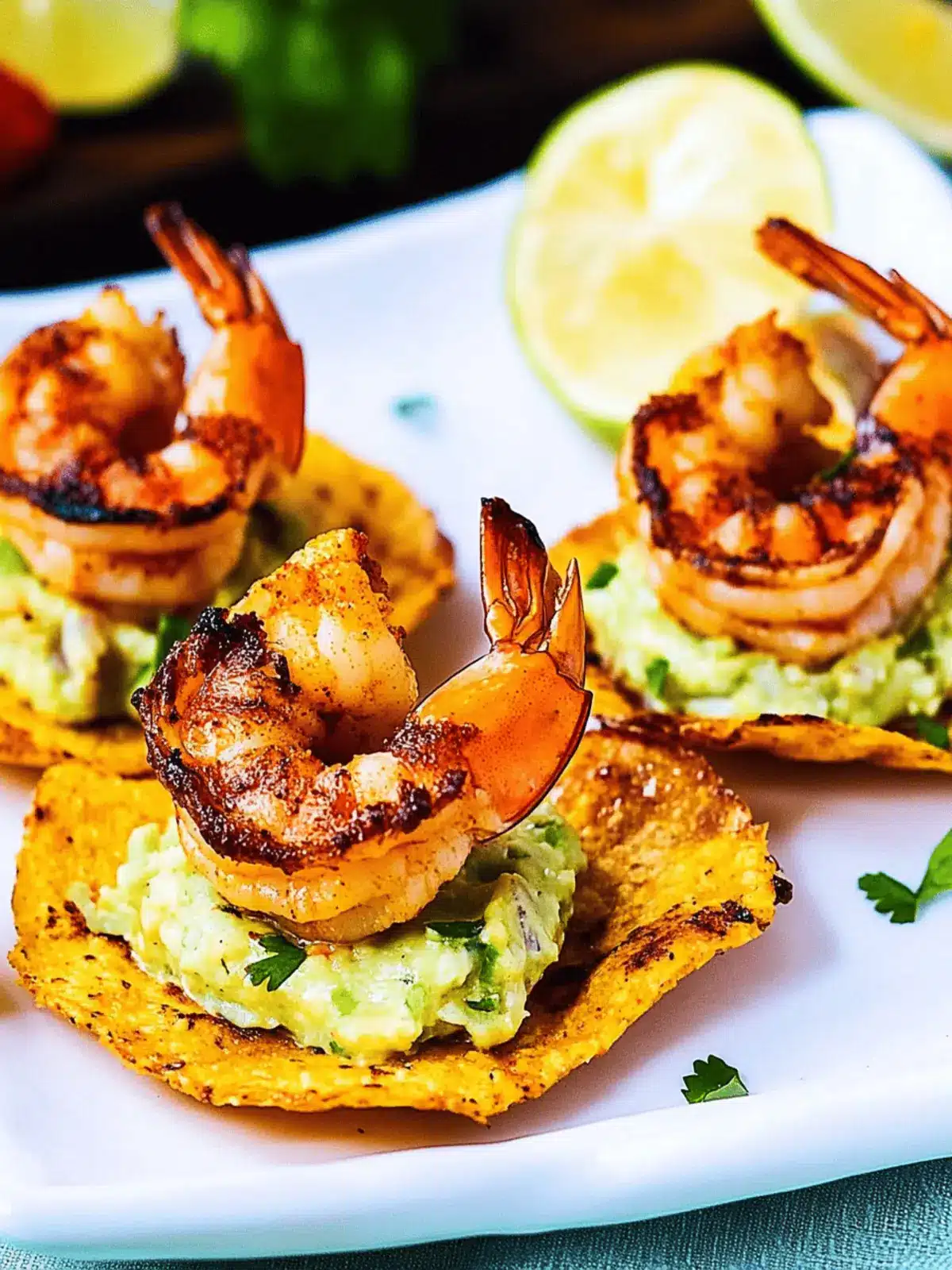 Shrimp Tostada Bites